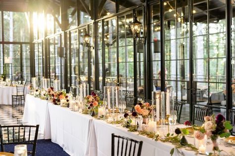 Head table, tablescape, summer, wedding, candles Photo // @breaaerochellephotography Venue // @shepherdshollowgolfclub Floral // @parsonageevents Photo Candles, Head Table, Tablescapes, Summer Wedding, Candles, Table Decorations, Floral, Home Decor