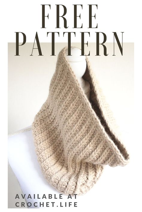 Crochet Cowl With Buttons, Free Cowl Patterns, Neck Scarf Crochet Pattern Free, Crochet Neck Gaiter, Cowell Scarf Crochet Pattern Free, Neck Warmer Crochet Pattern Free, Crochet Neck Warmer Free Pattern, Crochet Neck Scarf, Easy Crochet Cowl