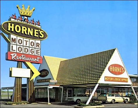 hornes motor lodge | Below: Interior of the Horne's Restaurant showing the Circus Grille in ... Motor Lodge, Augusta Georgia, Larger Than Life, The Circus, On The Road Again, Vintage Stuff, Post Cards, Vintage Signs, Old And New