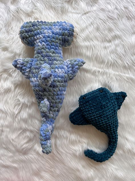 Crochet hammerhead shark and stingray Plush Shark Crochet Pattern Free, Hammerhead Crochet Pattern, Hammerhead Shark Amigurumi Free Pattern, Crochet Hammerhead Shark Pattern Free, Whale Shark Crochet Pattern Free, Hammerhead Shark Crochet Pattern Free, Crochet Whale Shark Pattern Free, Manta Ray Crochet Pattern Free, Free Shark Crochet Pattern