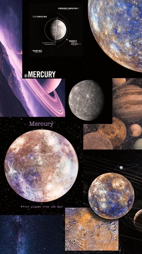 Mercury Wallpaper Planet, Mercury Aesthetic Wallpaper, Mercury Planet Aesthetic, Mercury Aesthetic, Mercury Wallpaper, Mercury Planet, Astronaut Wallpaper, Space Phone Wallpaper, Planets Wallpaper