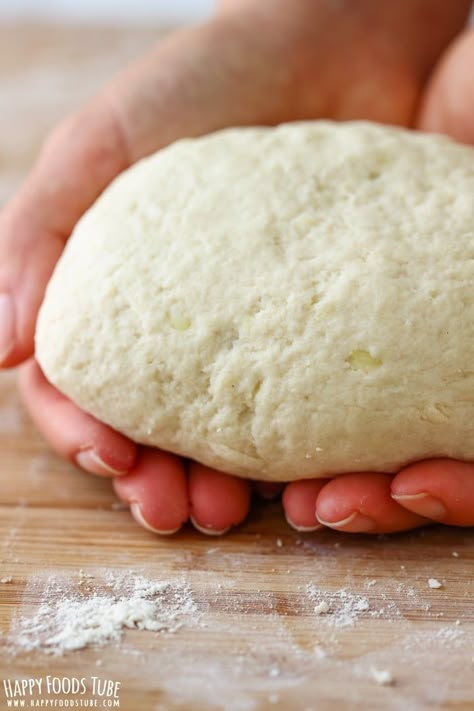 Mashed Potato Flatbread Dough Picture Pizza Dough To Freeze, Salt Dough Recipes, Potato Flatbread Recipe, Freeze Pizza, Stove Top Bread Recipe, Potato Flatbread, Potato Dough, Freeze Pizza Dough, Flatbread Dough