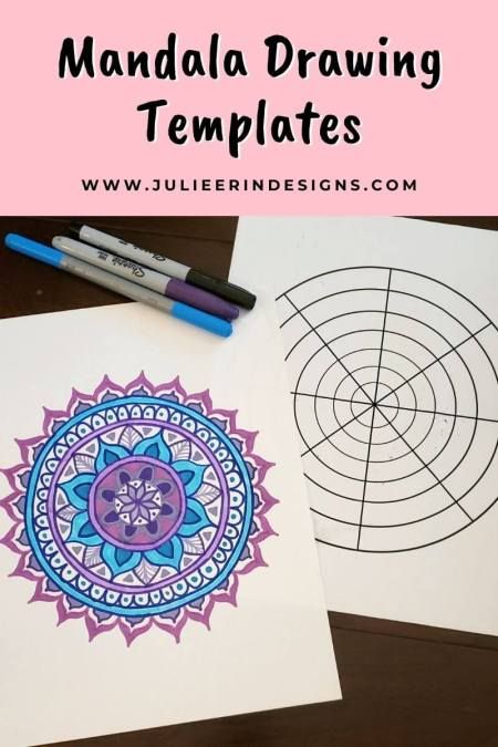 Mandela Patterns, Tracing Lines, Easy Mandala Drawing, Mandala Art Therapy, Mandala Stencils, Simple Mandala, Mandala Design Pattern, Object Drawing, Kids Art Class