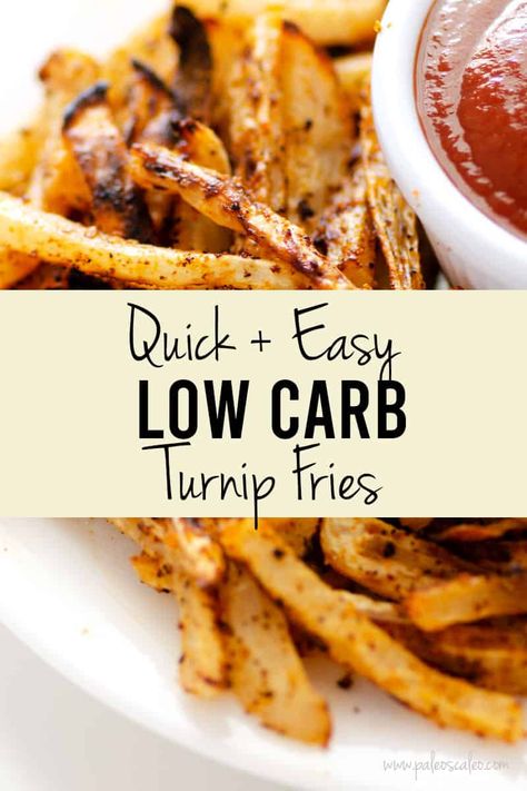 Turnip Fries, Turnip Recipes, Healty Dinner, Burger Night, Healthy Vegetable Recipes, Low Carb Sides, Low Carb Side Dishes, Canadian Food, Low Fodmap Recipes