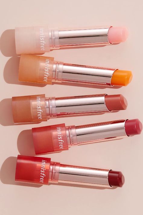 Introducing INNISFREE Dewy Tint Lip Balm! 💄 Get the perfect glossy boost of color with this hydrating lip tint in 5 shades. It feels like skincare and makeup in one, providing nourishing hydration for soft, supple lips. With buildable color and versatile wear, it's perfect for achieving the no-makeup makeup look. Infused with Jeju Camelia Seed Oil, ceramide, and hyaluronic acid, it's a dupe for Dior Addict Lip Glow. Get yours now for irresistible lips! #INNISFREE #DewyTint #LipBalm Dior Lip Glow Balm, Glow Balm, Dior Addict Lip Glow, Dior Lip Glow, Douyin Makeup, Dior Addict Lip, Skincare And Makeup, Dior Addict, Tinted Lip Balm