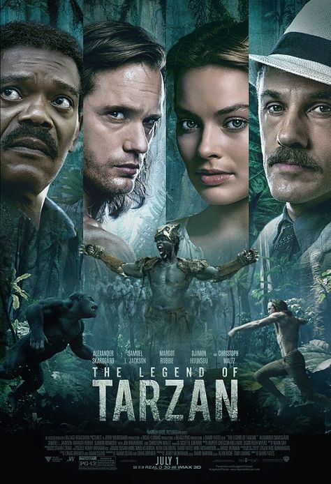 The Legend of Tarzan (2016) Tarzan Poster, The Legend Of Tarzan, Legend Of Tarzan, Tarzan Movie, Posters Amazon, Tarzan And Jane, Film Posters Art, Key Art, Fear The Walking