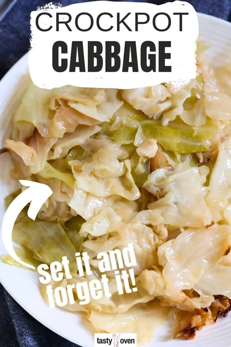 Make a great side dish with a head of cabbage, melted butter and your slow cooker. Using your crockpot to make vegetables is an easy, hands-off way to prepare many different delicious side dishes to go with dinner. Slow Cooker Garlic Parmesan Cabbage, Slow Cooker Cabbage Casserole, Cabbage Cooked In Crockpot, Easy Cabbage And Noodles, Cabbage Crock Pot Recipes, Cabbage In Slow Cooker, Slow Cooker Chicken And Cabbage, Slow Cooker Cabbage And Potatoes, How To Cook Cabbage In Crockpot