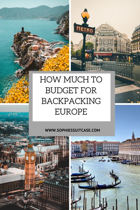 Planning and budgeting for backpacking Europe is so important if you want to visit everywhere you have on your bucket list. Here is my guide to backpacking Europe on a budget #europebudget #europe #traveleurope #europetravel #weekendtravel #weekendvacation #backpackingeurope Backpack Through Europe, Backpacking South America, Europe On A Budget, Backpacking Asia, Europe Itineraries, Carlo Scarpa, Backpacking Europe, Europe Vacation, European Destinations