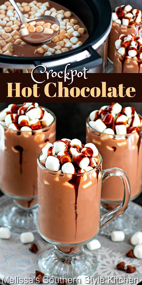 Christmas Crockpot Hot Chocolate, Crockpot Hot Chocolate Recipe Swiss Miss, Croc Pot Hot Cocoa, Hot Chocolate In Crockpot Easy, Crockpot Hot Chocolate Recipes, Hot Chocolate In A Crockpot, Hot Chocolate In A Crockpot Recipe, Crockpot Drinks Christmas, Hot Chocolate For Party