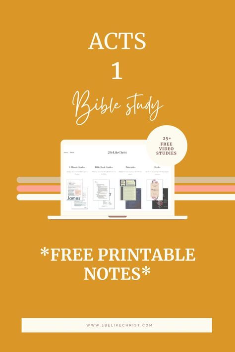 Download our FREE Bible study resources here: https://www.2belikechrist.com/ Welcome to our book of Acts Bible Study. Over the next several months (if it's God's will) we will study through each chapter of the book. Today we discuss Acts 1 (verses 1-12). In this chapter, Jesus ascends to heaven and a new Apostle, Matthias is selected to replace Judas Iscariot. The notes, handouts, and all supplemental materials are available on our website (see link above). Acts Chapter 2 Journaling, The Book Of Acts Bible Study, Book Of Acts Bible Study, Book Of Acts Bible, Bible Study Websites, Acts Bible Study, Acts Chapter 1, Acts Bible, Judas Iscariot