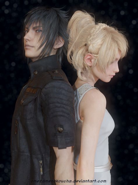 Noctis X Lunafreya, Ninja Fanart, Noctis And Luna, Lucis Caelum, Final Fantasy Vi, Final Fantasy Collection, Final Fantasy X, Final Fantasy Art, Cloud Strife