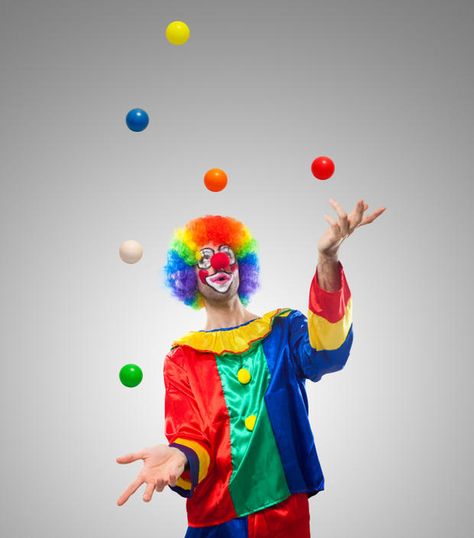 17 Offbeat Holidays You Can Celebrate in June | Mental Floss Clown Juggling, Let's Celebrate, Juggling, Make Me Smile, Royalty Free Images, Special Events, Art Reference, Tv Shows, Holidays