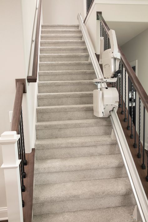 Accessibility Design, Straight Stairs, Home Elevator, Circular Stairs, Stair Lifts, Stair Lift, Sea Isle City, Iron Balusters, Mobility Scooters