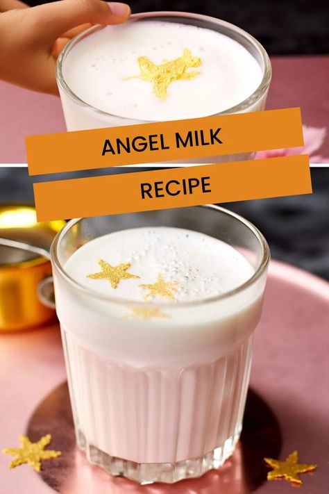 Angel Milk Recipe – Hungarian Chef Angel Milk, Mixology Recipes, Closed Species, Pink Food Coloring, Milk Recipes, Warm Milk, October 20, Warm Hug, Sweet Desserts