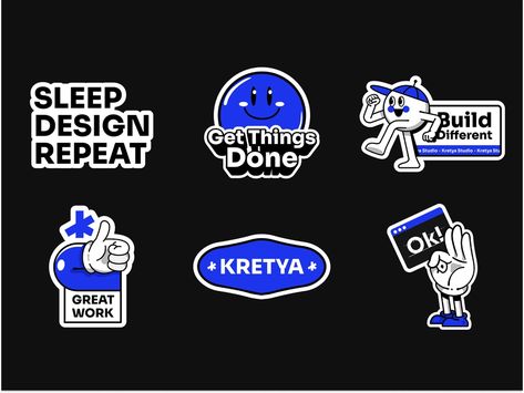 Sticker Design Inspiration, Self Branding, Fotografi Digital, Stickers Design, Brand Stickers, Graphic Design Layouts, Sticker Patches, Kawaii Stickers, Cool Stickers