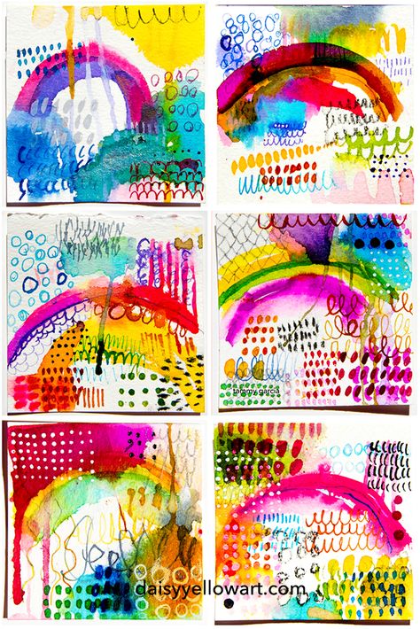 Rainbow Art Ideas, Art Projects For Kindergarteners, Rainbow Art Projects For Kids, Art Third Grade, One Day Art Lessons Elementary, Art 3rd Grade, Abstract Rainbow Art, Kindergarden Art, Kindergarten Art Lessons