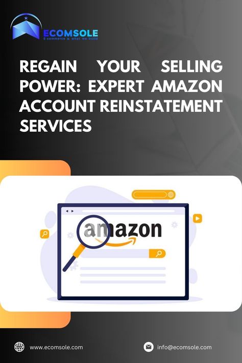 Facing an Amazon account suspension? Don’t worry, we’ve got your back! Our expert team specializes in Amazon Account Reinstatement , helping sellers like you regain access to your valuable selling privileges. Amazon Account, Account Recovery, Business Consultant, Ecommerce Business, Got Your Back, Business Support, Back On Track, Support Services, Consulting Business