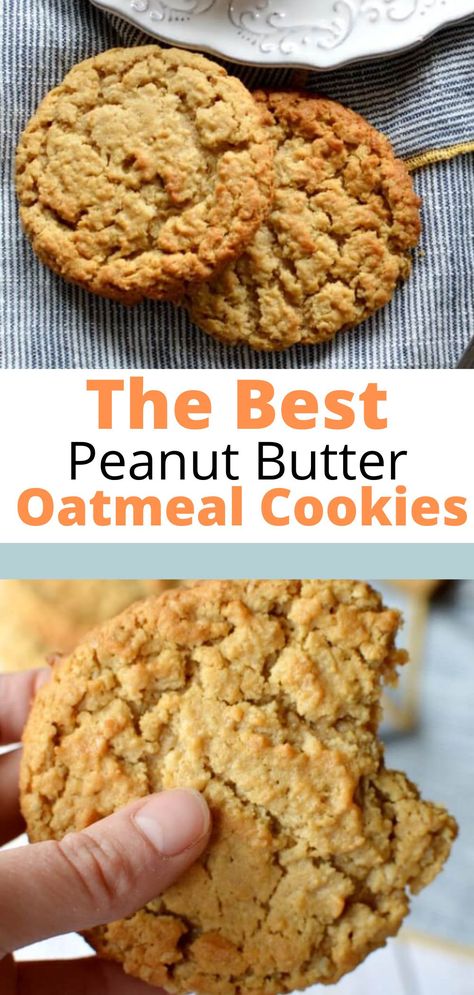 Brownie Vegan, Butter Oatmeal Cookies, Cookies Jar, Soul Recipes, Butter Cinnamon, Easy Peanut Butter Cookies, Healthy Food Habits, Peanut Butter Oatmeal Cookies, Snickerdoodle Cookies