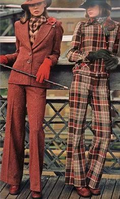 Winter, NYC, 1977 - Album on Imgur 40s Mode, Women In Suits, Fashion 1970s, 60s 70s Fashion, Fashion 70s, Model Magazine, 1970's Fashion, Seventies Fashion, 70’s Fashion