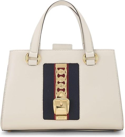 Amazon.com: Gucci, Pre-Loved White Leather Sylvie Tote Medium, White : Luxury Stores Gucci Sylvie, Retail Experience, Elegant Home Decor, Modern Trend, Timeless Accessories, Luxury Store, Casual Streetwear, Chic Woman, Chic Dress