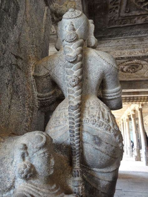 Vedic Hindus’ Hair Style Indian Sculpture, Archaeological Discoveries, Temple Art, Ancient Sculpture, Hair Locks, Ancient India, Bhagavad Gita, Hair Images, Stone Sculpture