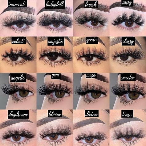 Lash Names, Eye Lash Photography, Eyelash Studio, Natural Fake Eyelashes, Lashes Fake Eyelashes, Business Nails, 25mm Lashes, Latina Makeup, Lashes Packaging