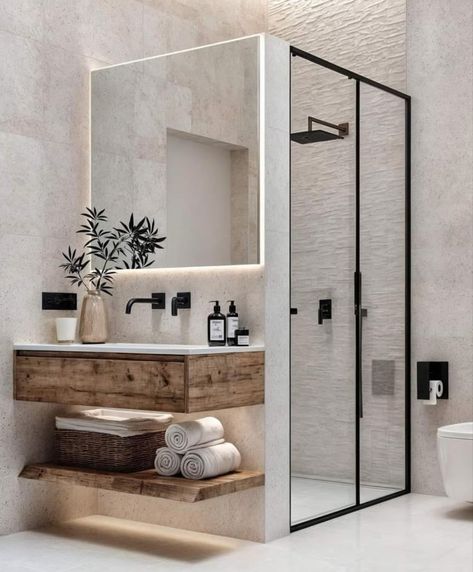 Bathroom Layout Plans, Bathroom Design Styles, Bathroom Interior Design Modern, Small Bathroom Renovations, Bathroom Redesign, Bathroom Design Inspiration, Bathroom Design Decor, Bathroom Inspiration Decor, Small Bathroom Design