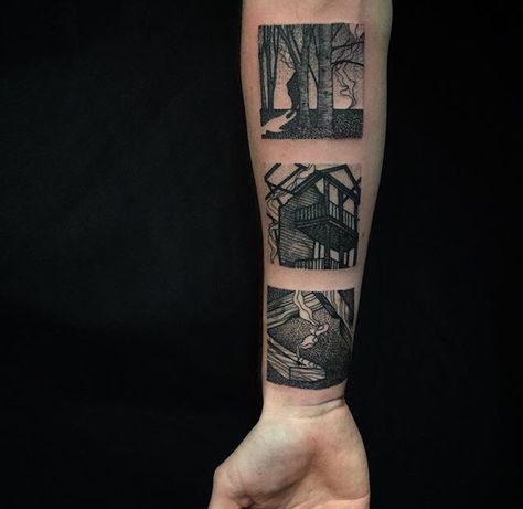 Richard Warlock Square Tattoo, Muster Tattoos, Aesthetic Tattoo, Pattern Tattoo, Skin Art, Blackwork Tattoo, Creative Tattoos, Pretty Tattoos, Tattoo Designs Men