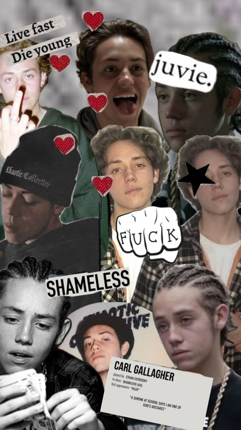 #carlgallagher Carl Gallagher Wallpaper Iphone, Carl Gallagher Aesthetic, Carl Gallagher Wallpaper, Carl Gallagher Collage, White Boy Carl Wallaper, I Heart Carl Gallagher, Carl Gallagher And Kassidy, Ethan Cutkosky, Shameless Tv Series