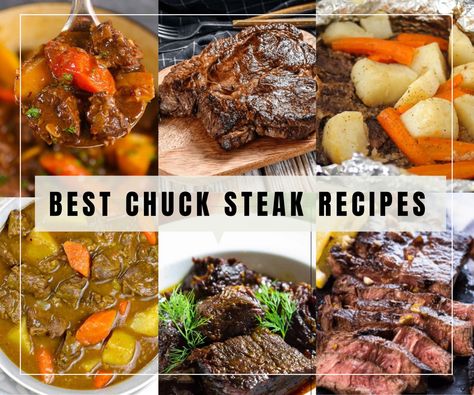 15 Best Chuck Steak Recipes 2 Recipes Using Chuck Steak, Angus Chuck Steak Recipes, Slow Cooker Chuck Steak, Beef Chuck Eye Steak Recipes, Chuck Steak Recipes Instant Pot, Boneless Chuck Steak Recipes, Chuck Steak Recipes Crockpot, Chuck Eye Steak Recipes, Beef Chuck Steak Recipes