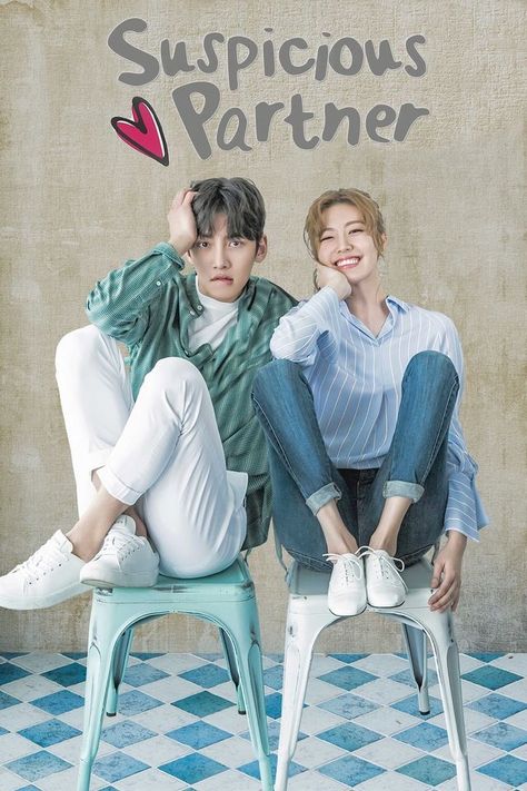 Suspicious Partner Kdrama, Kdrama Poster, Drama Poster, Drama Aesthetic, Best Romantic Comedies, Gu Family Books, Big Bang Top, Suspicious Partner, Watch Drama