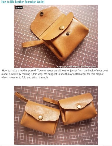 Diy Leather Coin Purse, Leather Purse Diy, Leather Purse Pattern, Diy Leather Wallet, Purse Patterns Free, Handmade Leather Tote, Soft Leather Purse, Leather Wallet Pattern, Small Leather Bag