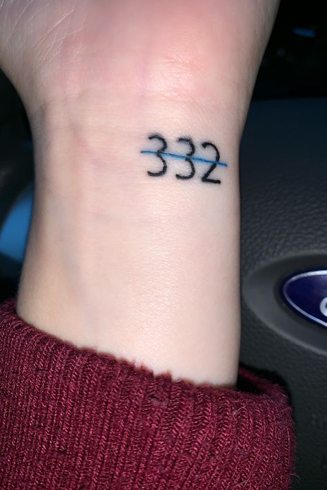 Blue Line Badge Number Tattoo, End Of Watch Tattoo Police, Police Daughter Tattoo, Blue Line Tattoo Law Enforcement, Badge Number Tattoo Police, Cop Tattoo Ideas For Women, Fallen Officer Tattoo, Blue Line Tattoo For Women, Police Memorial Tattoo