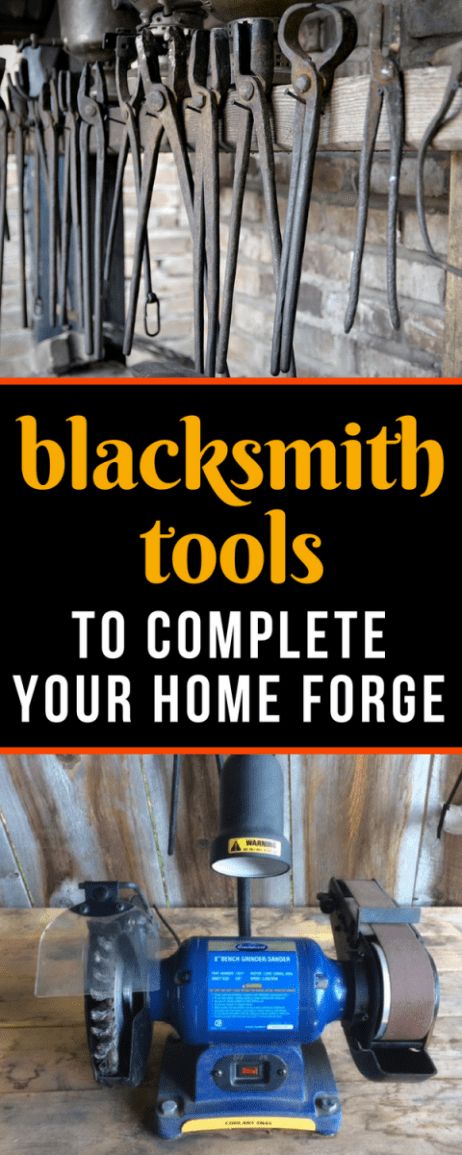 blacksmith tools to complete your home forge Diy Forge, Home Forge, Blacksmithing Projects, Forging Tools, Blacksmith Ideas, Knife Making Tools, Blacksmithing Ideas, Blacksmith Forge, Black Smith