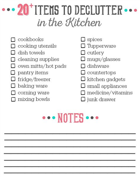 The 30 Minute Kitchen Decluttering Challenge - 20 things to declutter NOW! Free printable included. Declutter Calendar, House Declutter, Kitchen Declutter, 30 Day Declutter Challenge, Kitchen Decluttering, 30 Day Declutter, Organizing Clutter, Decluttering Challenge, Clear Clutter