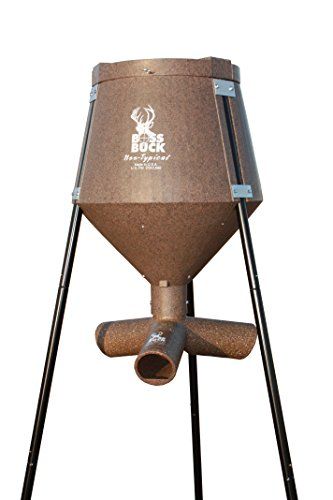 Gravity Deer Feeders, Deer Corn, Gravity Feeder, Deer Feeders, Remote Location, 200 Pounds, Galvanized Metal, Plastic Molds, Deer Hunting