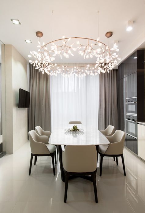 Classy Dining Room, Dining Room Contemporary, Dining Room Interiors, Dining Room Wall Decor, Elegant Dining Room, Contemporary Dining Room, The Dining Room, Design Magazine, Dining Room Chandelier