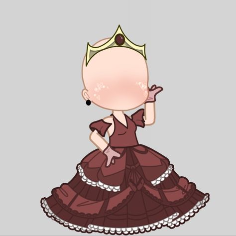 Gacha Dress, Drawn Outfits, Queen Outfits, Gacha Things, Gacha Clothes, Body Base, Queen Outfit, Club Hairstyles, Club Outfit