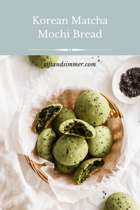 Matcha Pastries, Malibu Food, Mochi Bread, Matcha Bread, Matcha Shop, Matcha Almond, Matcha Mochi, Matcha Green Tea Recipes, Brazilian Cheese Bread