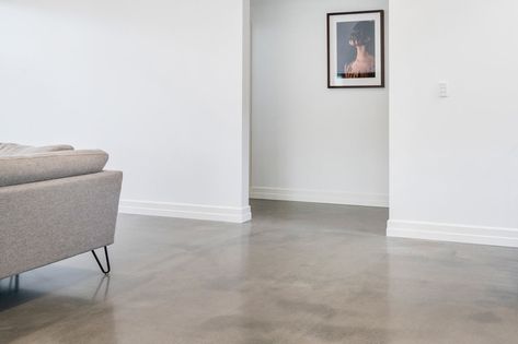 Concrete Floor Natural Finish - OzGrind Polished Concrete Brisbane Concrete Floors In House, Polished Concrete Floor, Polished Concrete Floors, Wood And Concrete, Comfy Living Room, Cement Floor, Home Design Plan, Concrete Floor, Polished Concrete