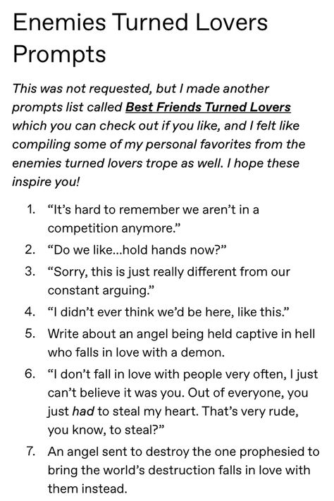 2 People Template Drawing, Writing Prompts Romance Enemies To Lovers, Romance Prompts Enemies To Lovers, Enemies Dialogue Prompts, Otp Prompts Enemies To Lovers, How To Write A Good Enemies To Lovers, Enemies To Lovers Plot Ideas, Enemies To Lovers Prompts Dialogue, Enemies To Lovers Ideas