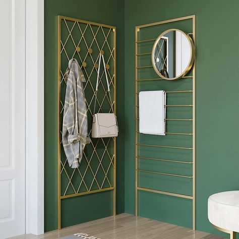 Top 28 Hallway Paint Colors - Transform Your Space for a Fresh 2024 Look - placeideal.com Entryway Corner, Corner Coat Rack, Nordic Chic, Contemporary Entryway, Tree Coat Rack, Astuces Diy, Command Center, Corner Shelves, Round Decor