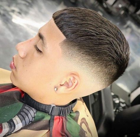 Crop Top Fade Haircut Men, Bald Fade Haircut Men, Hair Tattoo Men, Faded Haircut, Hair Types Men, Haircut Ideas Trendy, Boys Fade Haircut, Taper Fade Short Hair, Men Fade Haircut Short