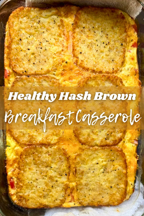 Crispy hash brown breakfast casserole Crockpot Healthy Breakfast, Protein Breakfast Recipes Meal Prep, Protein Breakfast Casserole Recipes, Healthier Breakfast Casserole, Weight Watcher Breakfast Casserole, Meal Prep Breakfast Kids, Keeping On Point Recipes, High Protein Hashbrown Casserole, Weight Watcher Breakfast Ideas On The Go