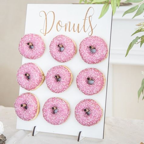 Wedding Decoration Table, Donut Stand, Donut Wall, Pretty Dessert, Shower Party Ideas, Opening Day, Charcuterie Board, Decoration Table, Shower Party