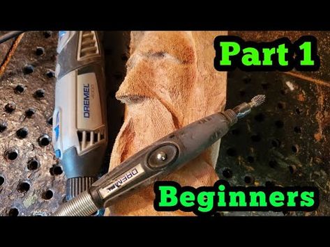 Sculpture Dremel, Dremel Tool Projects, Wood Carving Art Sculpture, Dremel Crafts, Wood Carving Faces, Hand Carved Walking Sticks, Dremel Carving, Simple Wood Carving, Wood Carving For Beginners