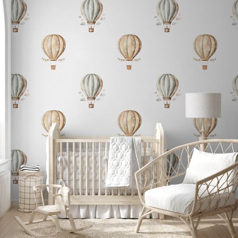 Hot air balloon nursery decor