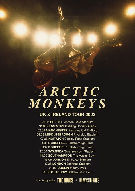 Arctic Monkeys The Car Tour Poster, Ireland Tours, Monkey 3, Car Tour, Tour Poster, Music Help, Artic Monkeys, Bad Habit, Tour Posters