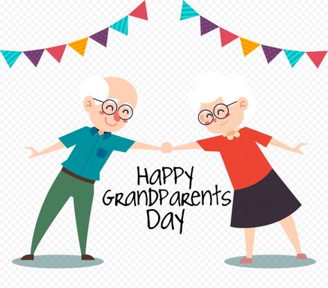 Happy Grandparents Day Image, Grandparents Cartoon, Name Activities Preschool, Happy Grandparents Day, Original Background, Name Activities, Activities Preschool, No Background, Grandparents Day