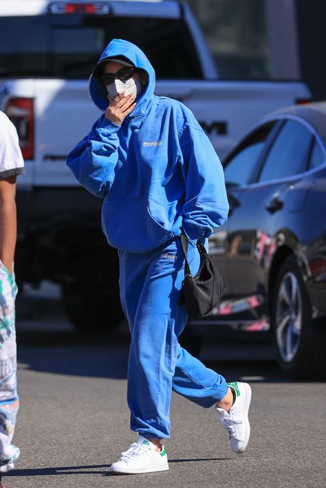 Blue Sweatsuit, Rain Jacket, Blue